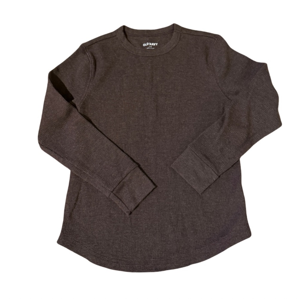 Old Navy - Brown Long Sleeve Top -size Medium / Youth 8